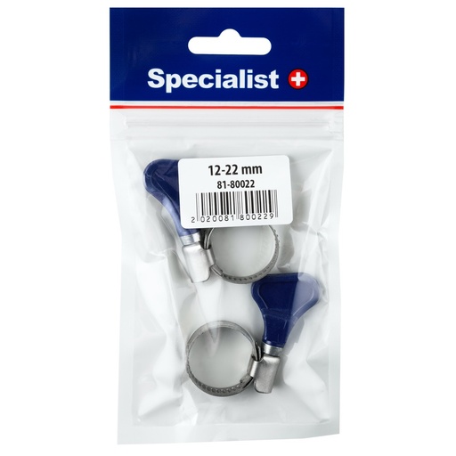 [81-80022] SPECIALIST+ liblikvoolikuklamber, 12-22 mm, 2 tk