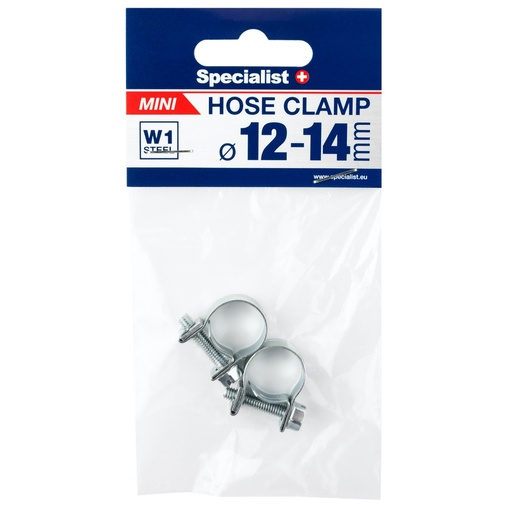 [81/6-0014] SPECIALIST+ mini hose clamp, 12-14 mm, 2 pcs