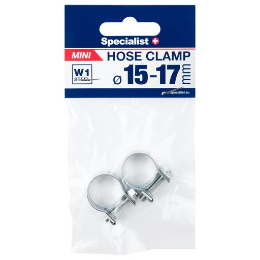 [81/6-0017] SPECIALIST+ mini hose clamp, 15-17 mm, 2 pcs