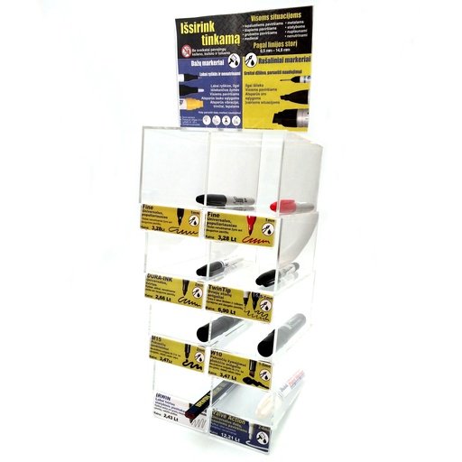 [86-0094] Marker box, 8 compartments