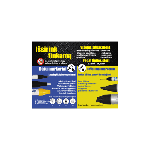 [86-009501] Reklāma marķieru stendam LT