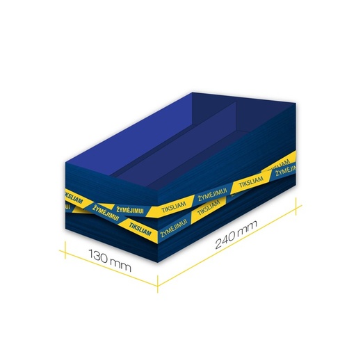 [86-0310] Cardboard pencil box, 24 cm