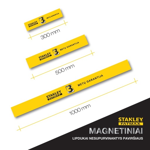 [86-0335] Magnetkleebised 30 cm LV