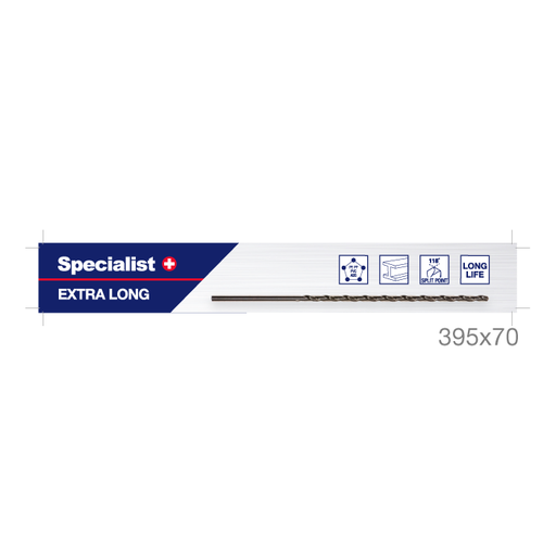 [86-0682] Specialist+ "Extra Long" grąžtams LT