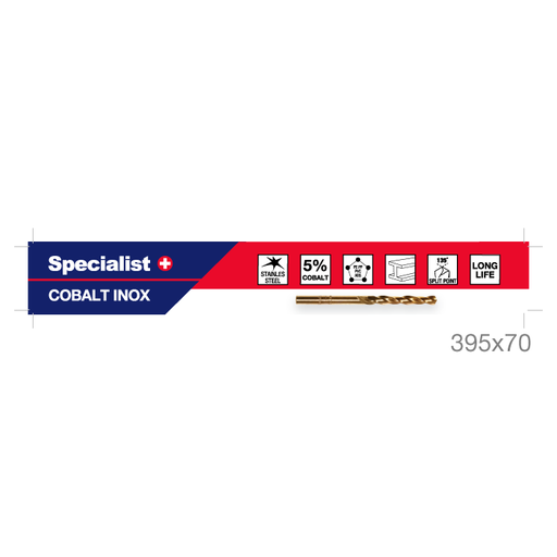 [86-0685] Specialist+ "Cobalt Inox" grąžtams LT