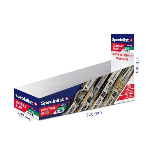 [86-0717] Kartoninis stendas BI-METAL geležtėms EE