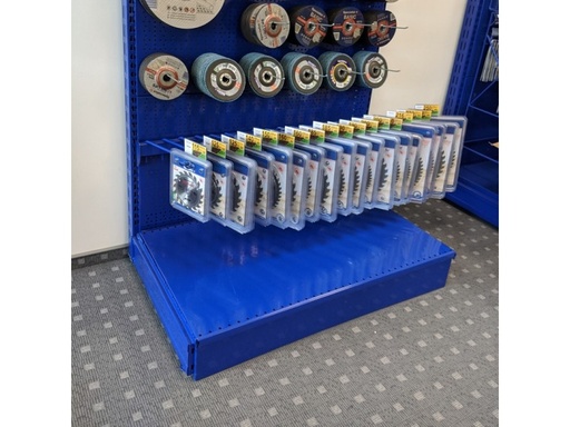 [86-1828] Circular saw blade rack, 18 hooks, 90 cm