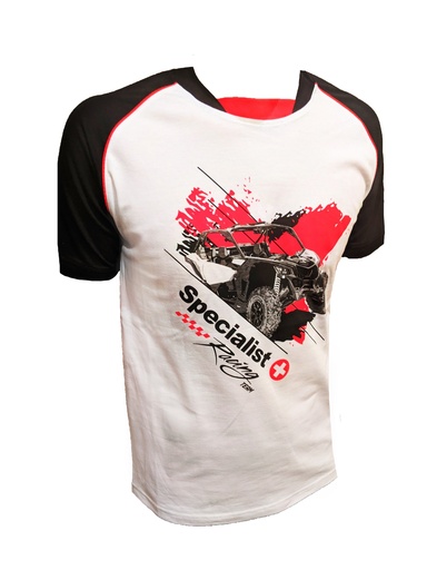 [86-ATR015S] SP+ Racing Team black and white shirt S