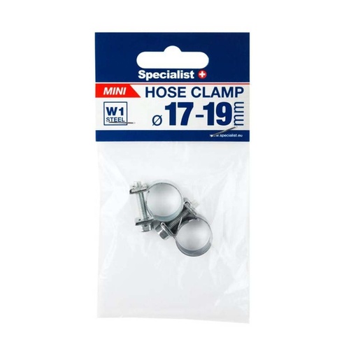 [81/6-0019] SPECIALIST+ mini hose clamp, 17-19 mm, 2 pcs