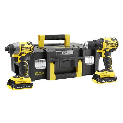 [26/3-K463D2T] 18V BL Hammer and Impact Combo inT-STAK