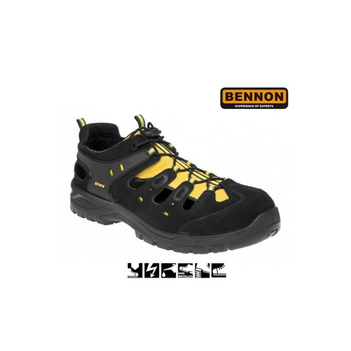[60/1-056] Safety shoes Bombis Lite S1P, yellow, 43