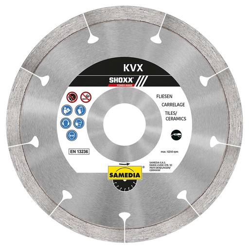 [11/1-311025] DIMANTA DISKS SAMEDIA KVX 115X22/1,5 MM
