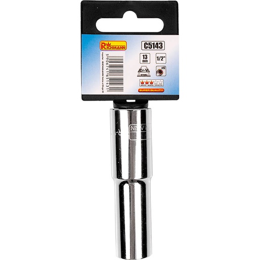 [42-C5162] Galvutė prailginta 12-os kampų 32 mm 1/2' C.V.