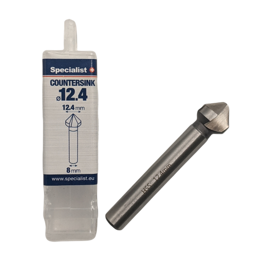 [64/5-0124] SPECIALIST+ gilintuvas metalui HSS, 12.4 mm