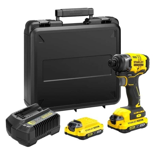 [26/3-F810D2K] Triecienurbjmašīna Stanley SFMCF810D2K; 20V, 2x2,0Ah