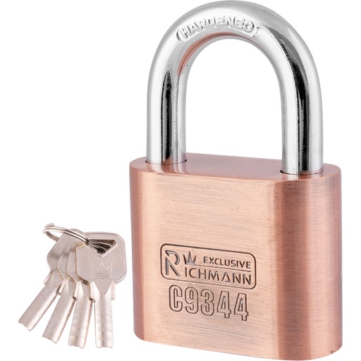 [42-C9344] NICKEL-PLATED PADLOCK 40MM