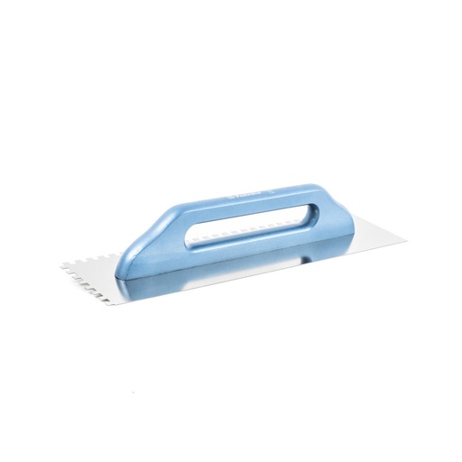 [60-0409] Stainless steel serrated eraser 130 x 480 mm, 6x6 mm.