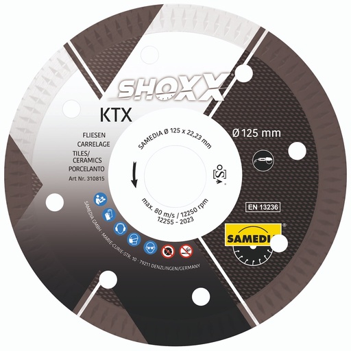 [11/1-310814] Deim. dis. „SAMEDIA" KTX 115x22/1,3