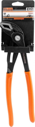[42-C7172] Plumbing pliers with push-button lock 300 mm