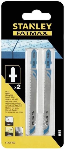[62-25802XJ] „STANLEY" pjūkl. metalui ir plastikui 100 mm, 2 vnt.