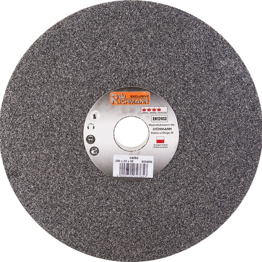 [42-C4765] CERAMIC SHAPING DISK 250 x 25 x 32 95A60K