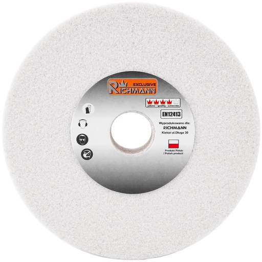 [42-C4767] CERAMIC GRINDING WHEEL 125 x 20 x 20 WHITE 99A60K