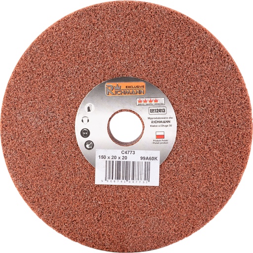 [42-C4773] Keramikas slīpēšanas ritenis 150 x 20 x 20 RED 99A60K
