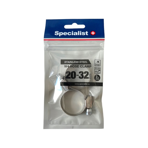 [81/7-032P] SPECIALIST+ W4 hose clamp, 10-16 mm, 2 pcs