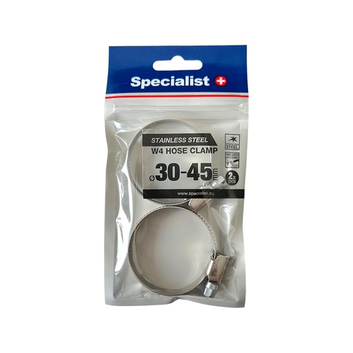 [81/7-045P] SPECIALIST+ W4 hose clamp, 10-16 mm, 2 pcs