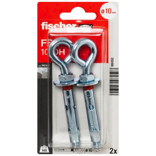 [61-98450B] Fischer anchor with O-shaped hook FSL 10  OH 2pcs.