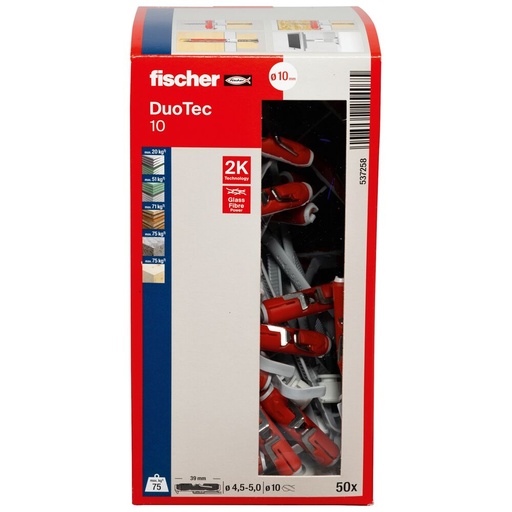 [61-537258] Fischer DuoTec 10 50 pcs.