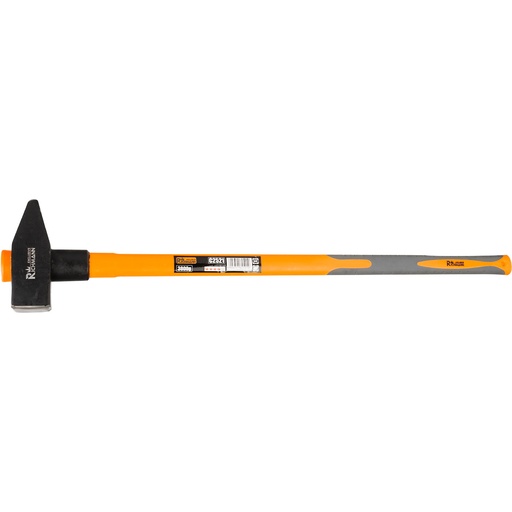 [42-C2521] Hammer with fibreglass handle 3 kg