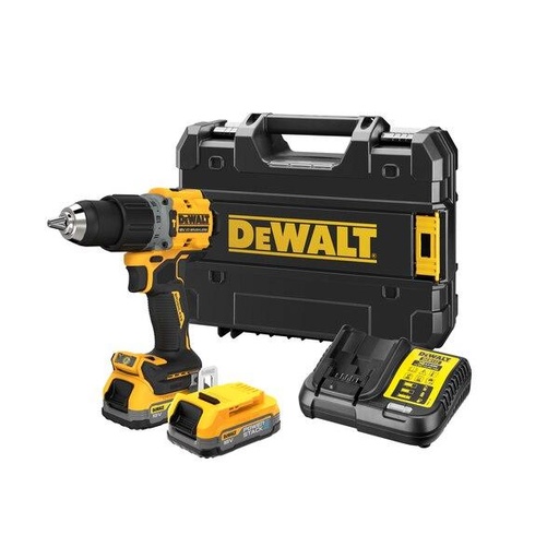 [26/5-DCD805E2T] DeWalt DCD805E2T löökpuksiir/driller; 18V 2x1,7Ah
