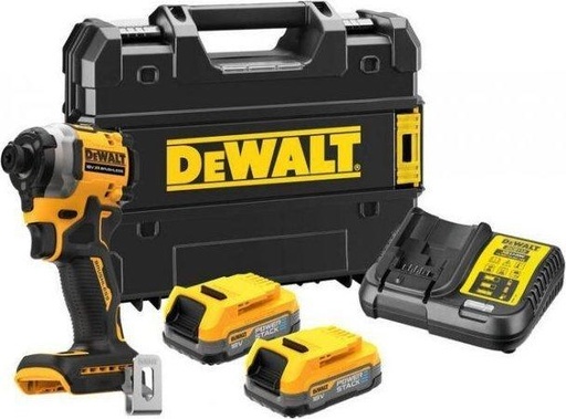 [26/5-DCF850E2T] Löökpuksiir DeWALT DCF850E2T; 18V 2x1,7Ah