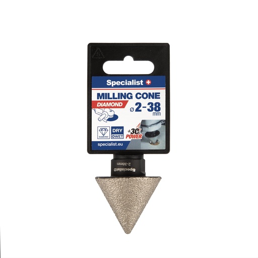 [11/2-9602] SPECIALIST+ diamond cone cutter M14, 2-38 mm