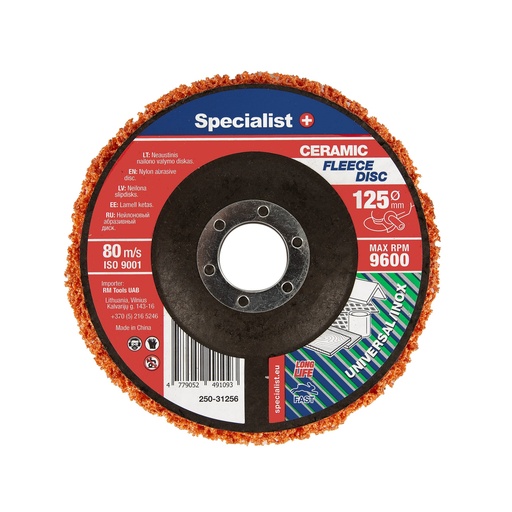 [250-31256] SPECIALIST+ nailonist puhastusketas PREMIUM, 125mm