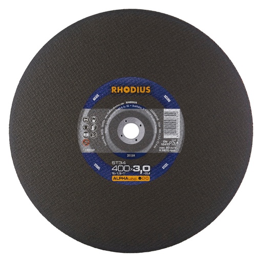 [250-201504] Metalo pj. diskas ST34 400x3,0x25,4 mm