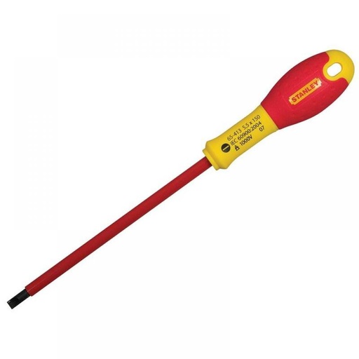 [62-065413] Stanley Fatmax izolēts skrūvgriezis VDE 5,5x150 mm, 1000V (ar tulznu)