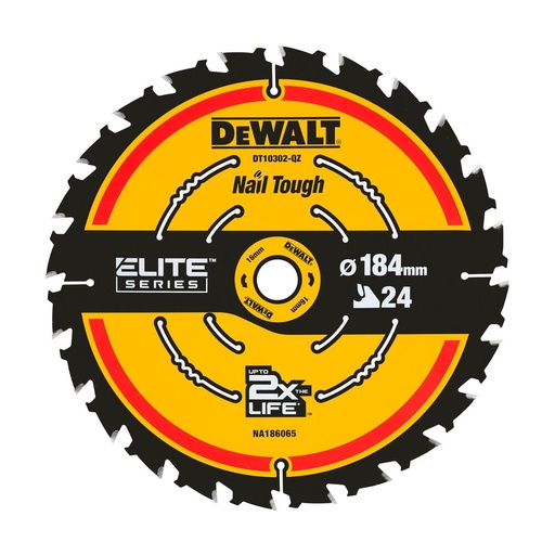 [11-DT10302] Circular saw blade DeWalt ELITE CSB 184x16mm 24T