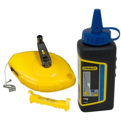 [62-47443] STANLEY ABS chalk line reel kit, 30 m