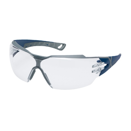 [80-9198257] Safety spectacles UVEX PHEOS CX2, transparent; blue frame
