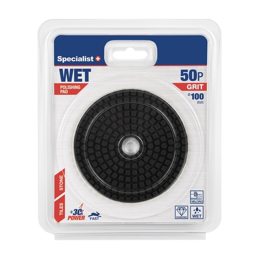 [37-3050] SPECIALIST+ deimant. Šlifavimo lap., 100 mm, 50P