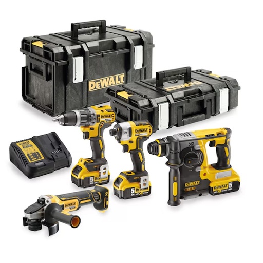 [26/5-DCK422P3] DeWALT DCK422P3 Brushless 4 Piece Kit 18V