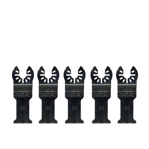 [26/5-DT20723] Daudzfunkcionāla instrumenta asmeņi 31 mm x 43 mm, DeWALT, 5 gab.