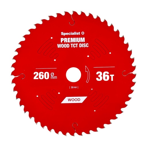 [51/7-26036] Cutting disc 260x36Tx30mm, Wood PREMIUM, SPECIALIST+ 