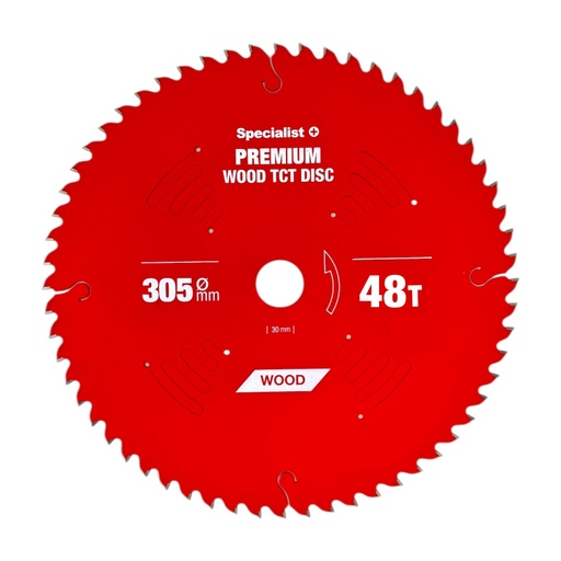 [51/7-30548] Griešanas disks 305x48Tx30mm, Wood PREMIUM, SPECIALIST+ 