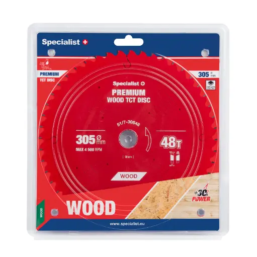 [51/7-30548] Saeketas 305x48Tx30mm, Wood PREMIUM, SPECIALIST+ 