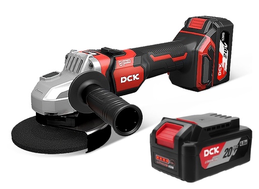 [26/8-KDSM04-125EK] Cordless brushless angle grinder 125mm, 20V, KDSM04-125EK, DCK (2x4,0Ah battery, charger)