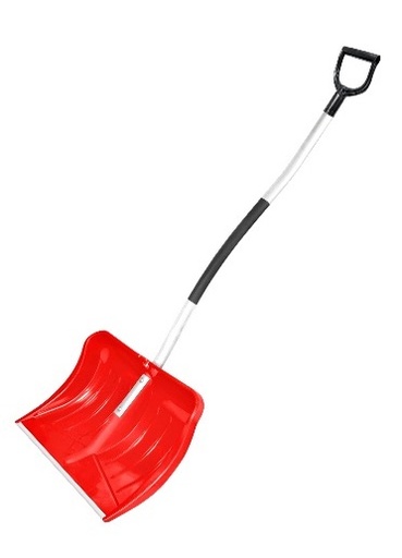 [74-RED60E] Snow shovel 60 cm, Ergo, QBRICK