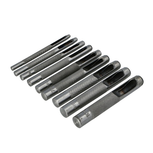 [71-2614] Caurumsitēju komplekts, FASTER TOOLS, 9 gab.